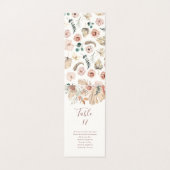 Neutrale tropische Wasserfarbenpalme (Außenseite Aufgefaltet)