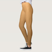 Neutrale und schlichte Steigung golden Leggings (Links)