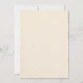 Neutrale Vase Silhouette | Hochzeit Einladung (Rückseite)