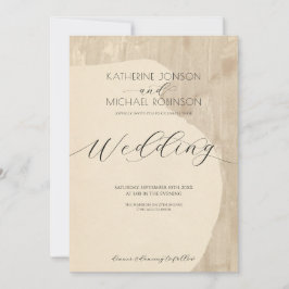 Neutrale Vase Silhouette | Hochzeit Einladung