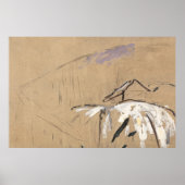 Neutrale Vintage Abstrakte Wall Art Poster Print (Vorne)