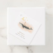 Neutrale Vintage Dusche für Wale und Duck Geschenkanhänger (Beispiel)