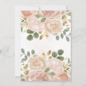 neutrale Wasserfarbe| Oh Babydusche Einladung (Rückseite)