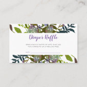 Neutrale Wasserfarbenflorentaucherverkleidung Visitenkarte (Vorderseite)