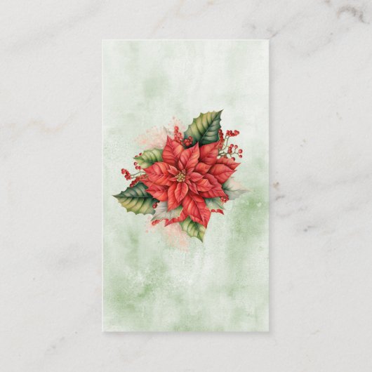 Neutrale Weihnachtsbücher für Babydusche Begleitkarte (Rückseite)