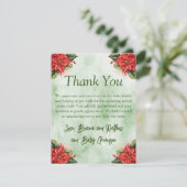 Neutrale Weihnachtsdusche Dankeschön Karte (Stehend Vorderseite)