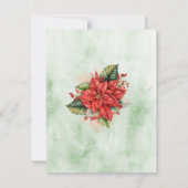 Neutrale Weihnachtsdusche Dankeschön Karte (Rückseite)