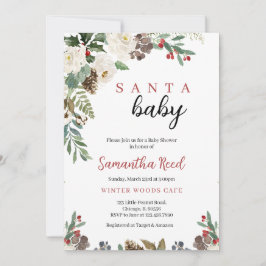 Neutrale Weihnachtsdusche des Geschlechts Einladung