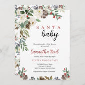 Neutrale Weihnachtsdusche des Geschlechts Einladung (Vorne/Hinten)