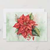 Neutrale Weihnachtsdusche Einladung (Rückseite)