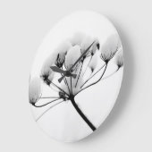 Neutrale weiße Schneemobile von Ava Große Wanduhr (Winkel)