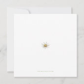 Neutrale Wildblume Floral Baby Dusche Einladung (Rückseite)