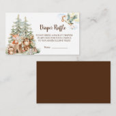 Neutrale Winddusche-Windelwindeln aus Wäldern Begleitkarte (Vorne/Hinten)