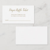 Neutrale Windel-Kinderdusche Begleitkarte (Vorne/Hinten)