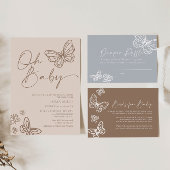 Neutrale Windelwaschkarte Mitteilungskarte