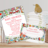 Neutrale Woodland-Wesen-Babydusche Einladung