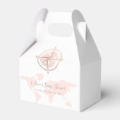 Neutrale World Map Reiseabenteuerdusche Geschenkschachtel (Rückseite)