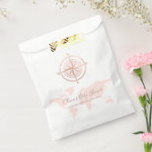 Neutrale World Map Reiseabenteuerdusche Geschenktütchen (Versiegelt)