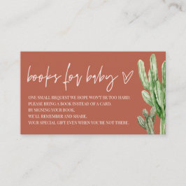 Neutrale Wüstenbücher für Kinder Begleitkarte