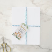 Neutrale Zwillinge Hirschdusche Geburtstag Geschenkanhänger (Mit Garn)