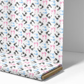 Neutraler Baby Footprint Stoff