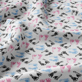 Neutraler Baby Footprint Stoff
