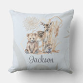 Neutraler Baby-Name Boho Bear Deer Gender Kissen (Vorderseite)