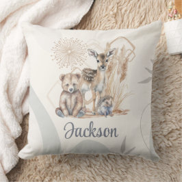 Neutraler Baby-Name Boho Bear Deer Gender Kissen