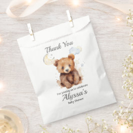 Neutraler Bär des Geschlechts Danke, dass Sie die  Geschenktütchen