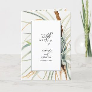 Neutraler Boho-Hochzeitsorden Programm