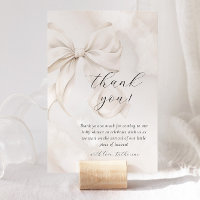 Neutraler Bow Cloud Nine Baby Shower