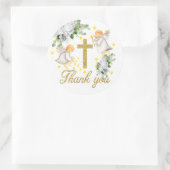 Neutraler Dank für religiöse Feiern Runder Aufkleber (Tasche)