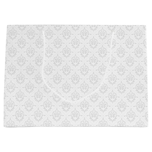 Neutraler Deko Hört Gemustert Große Geschenktüte (Vorderseite)