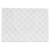 Neutraler Deko Hört Gemustert Große Geschenktüte (Rückseite)