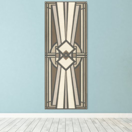 Neutraler Deko-Panel I Leinwanddruck (Insitu (Holzboden))