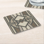 Neutraler Deko-Panel I Rechteckiger Pappuntersetzer (angewinkelt)