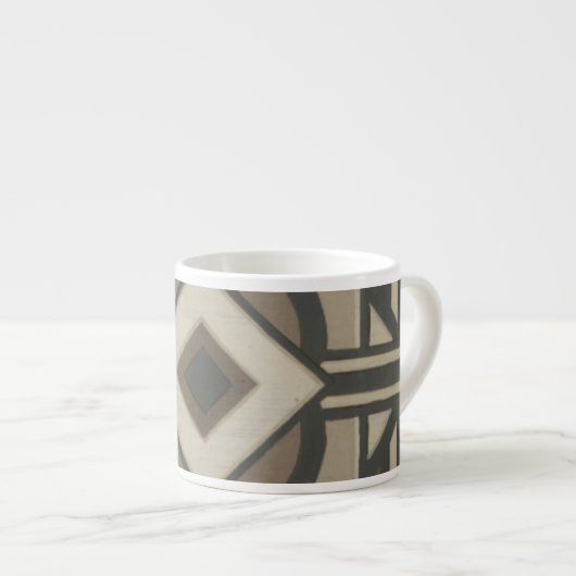 Neutraler Deko-Panel II Espressotasse (Vorderseite Rechts)