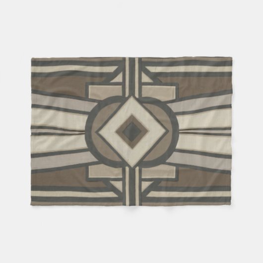 Neutraler Deko-Panel II Fleecedecke (Vorderseite (Horizontal))