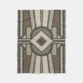 Neutraler Deko-Panel II Fleecedecke (Vorderseite)