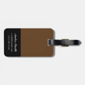 Neutraler Deko-Panel II Gepäckanhänger (Rückseite horizontal)