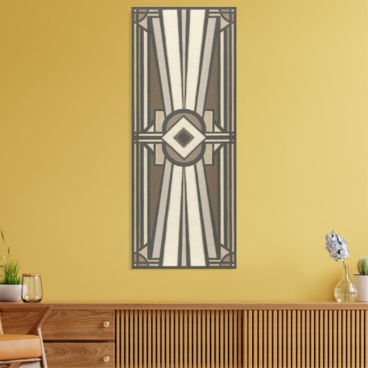 Neutraler Deko-Panel II Leinwanddruck (Insitu (Wohnzimmer))