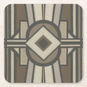 Neutraler Deko-Panel II Rechteckiger Pappuntersetzer (Vorderseite)