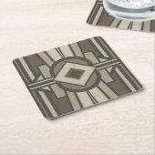 Neutraler Deko-Panel II Rechteckiger Pappuntersetzer (angewinkelt)