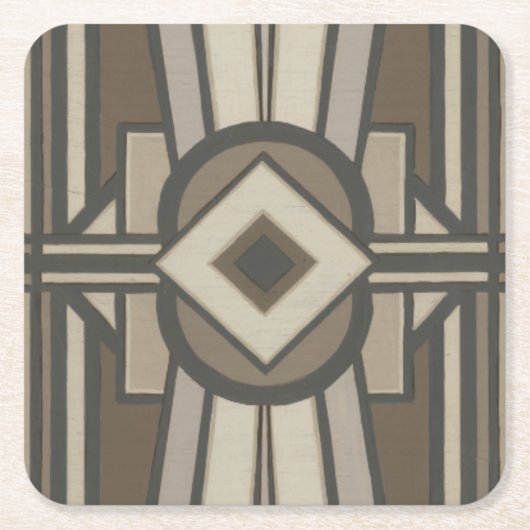 Neutraler Deko-Panel II Rechteckiger Pappuntersetzer (Vorderseite)