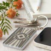 Neutraler Deko-Panel II Schlüsselanhänger (Vorderseite rechts)