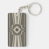 Neutraler Deko-Panel II Schlüsselanhänger (Rückseite)