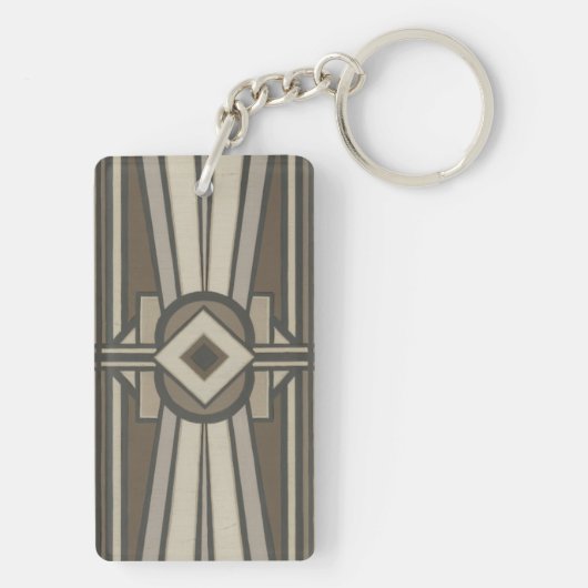 Neutraler Deko-Panel II Schlüsselanhänger (Rückseite)