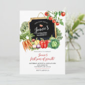 Neutraler erster Geburtstag des Bauernmarkts Einladung (Stehend Vorderseite)