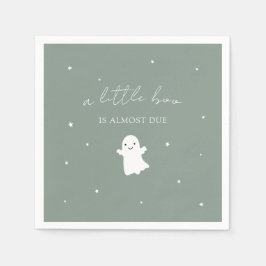 Neutraler Fall Babydusche für das männliche grüne Serviette