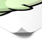 Neutraler Froschposter Minimalistischer Süßer Fros Poster (Ecke)